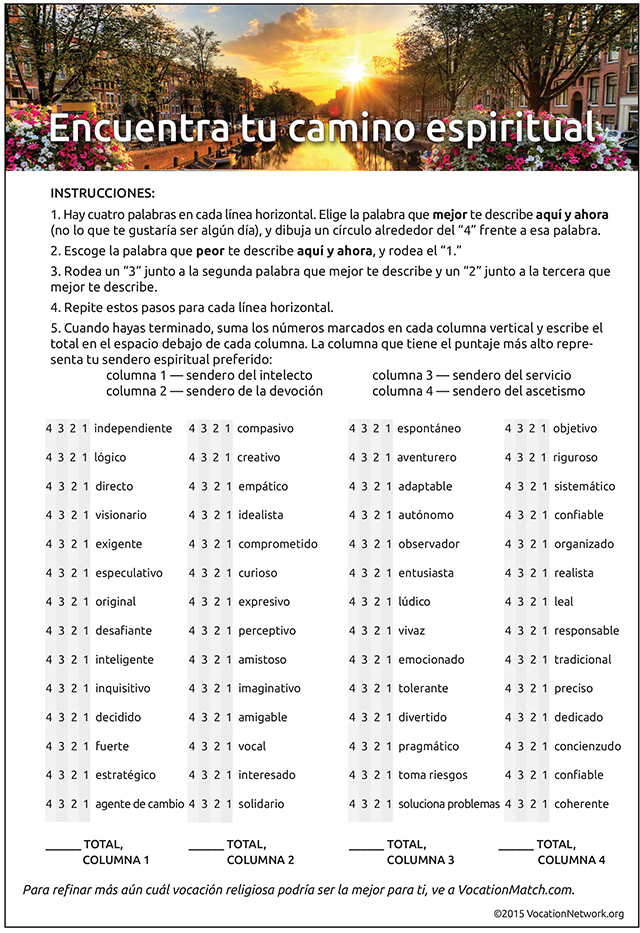 Vision 2020 OBrien 3 SP Four-way traffic on the spiritual path Spirituality quiz