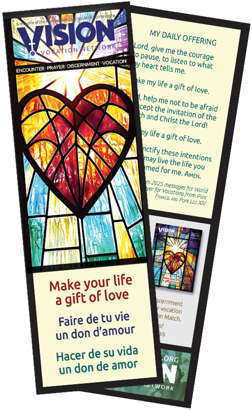 VISON 2026 Bookmark Prayercard