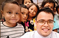 Brother Joel C. Añasco, S.C., with some of the low-income children his community serves in the Philippines.